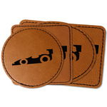 Racing Car Faux Leather Iron On Patch