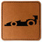 Racing Car Leatherette Patches - Square