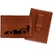 Racing Car Leatherette Wallet with Money Clips - Front and Back