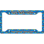 Racing Car License Plate Frame - Style A (Personalized)