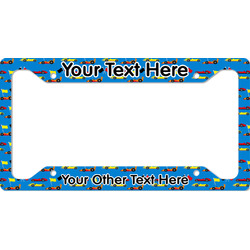 Racing Car License Plate Frame (Personalized)