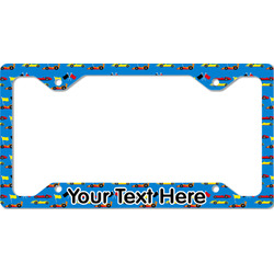 Racing Car License Plate Frame - Style C (Personalized)
