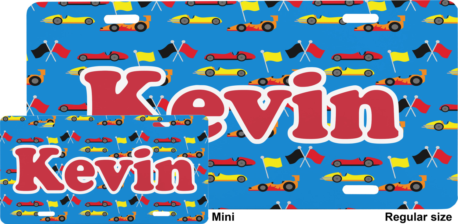 Custom Racing Car Front License Plate (Personalized) YouCustomizeIt