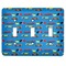 Racing Car Light Switch Cover (3 Toggle Plate)