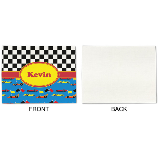 Racing Car Linen Placemat - APPROVAL Single (single sided)