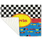 Racing Car Linen Placemat - Folded Corner (single side)