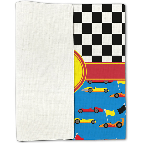 Racing Car Linen Placemat - Folded Half