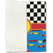 Racing Car Linen Placemat - Folded Half