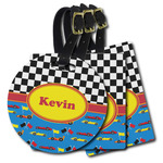 Racing Car Plastic Luggage Tag (Personalized)