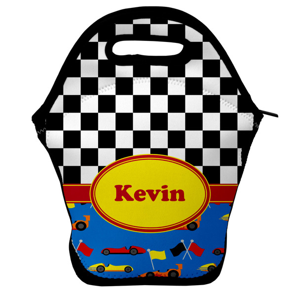 Custom Racing Car Lunch Bag w/ Name or Text