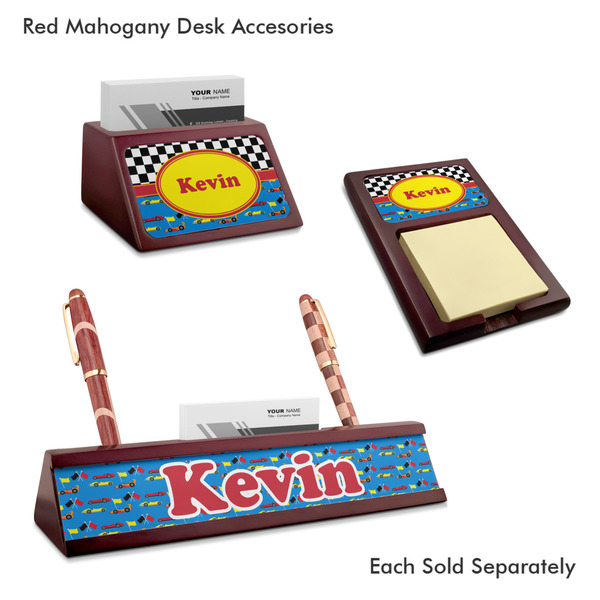Racing Car Mahogany Desk Accessories