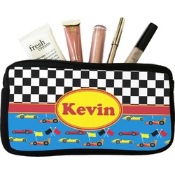Racing Car Makeup / Cosmetic Bag (Personalized)