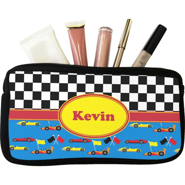 Custom Racing Car Makeup / Cosmetic Bag (Personalized)