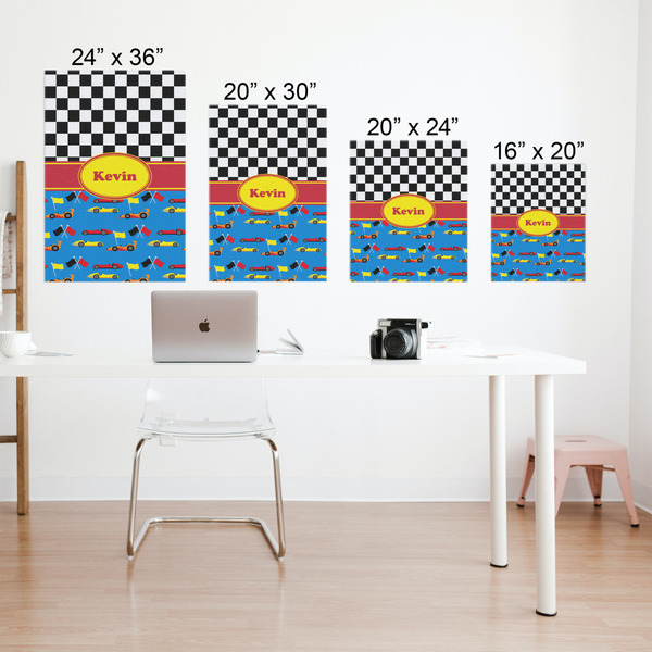 Racing Car Matte Poster - Sizes