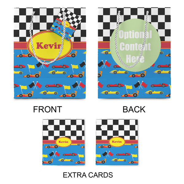 Racing Car Medium Gift Bag - Approval