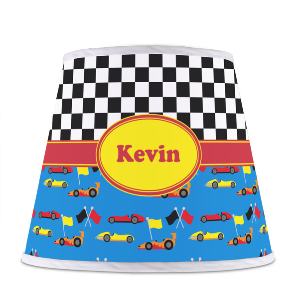 Racing Car Poly Film Empire Lampshade - Front View
