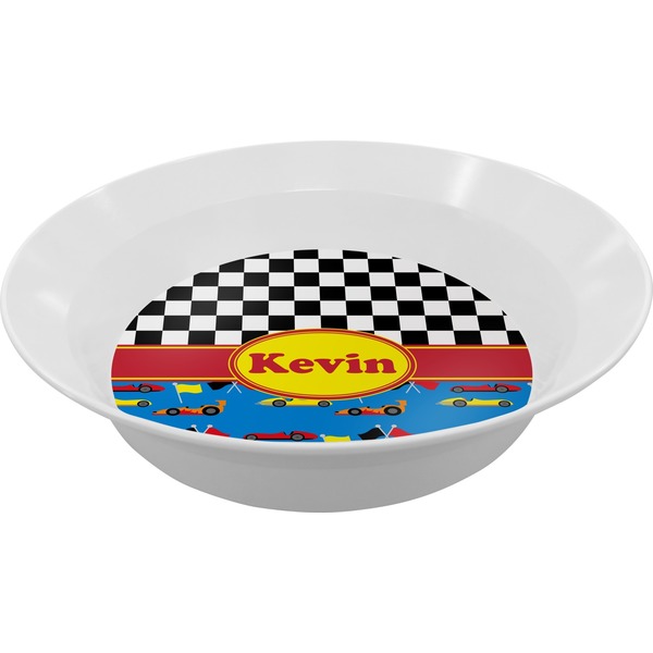 Custom Racing Car Melamine Bowl (Personalized)