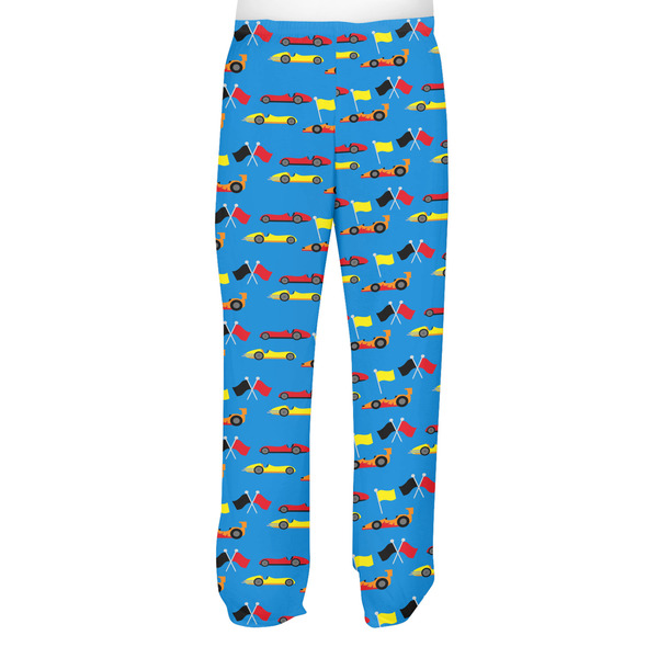 Racing Car Men's Pjs Back - on model