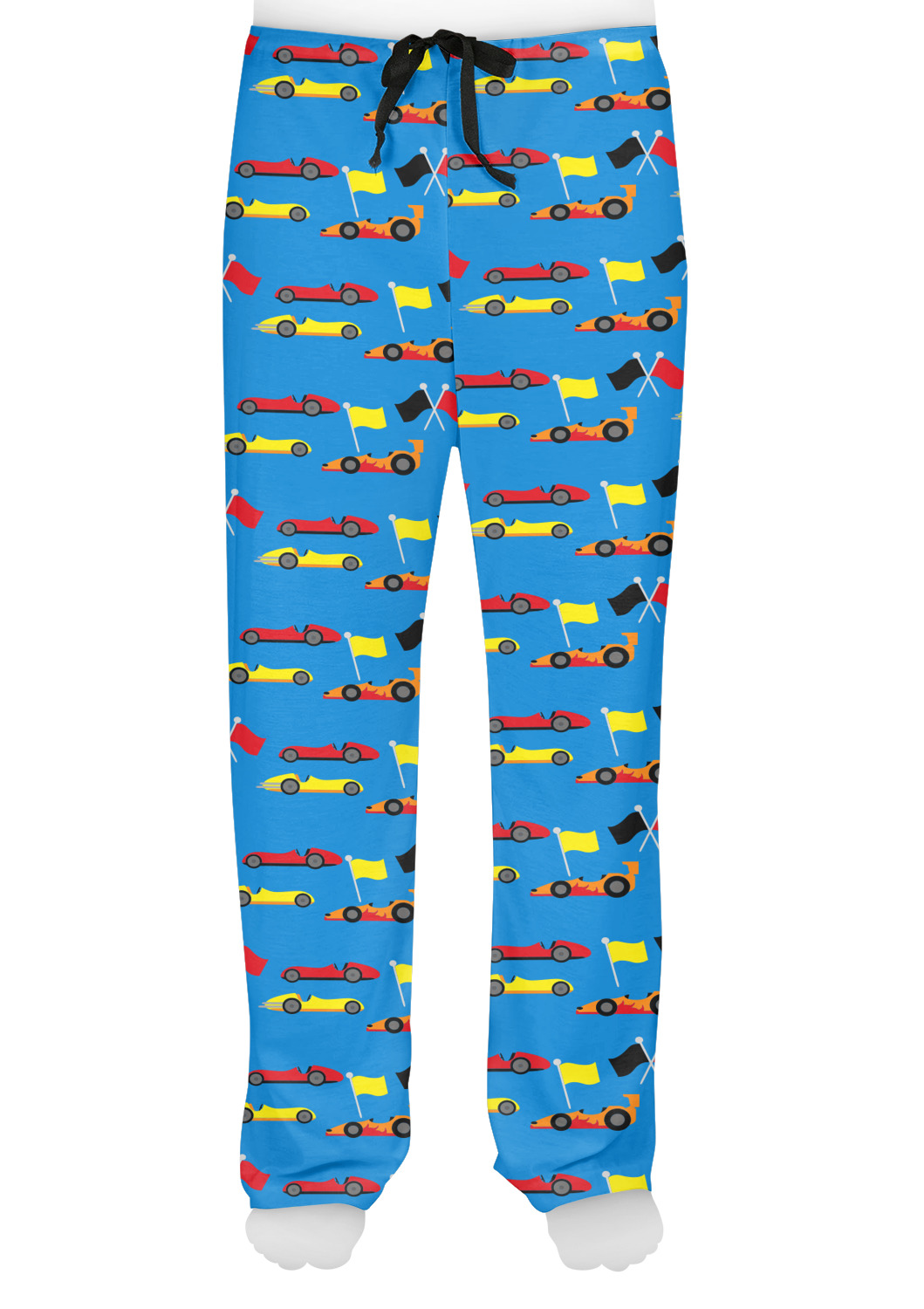 Racing Car Mens Pajama Pants XS (Personalized) YouCustomizeIt