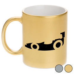 Racing Car Metallic Mug (Personalized)