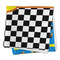 Racing Car Microfiber Dish Rag - FOLDED (square)