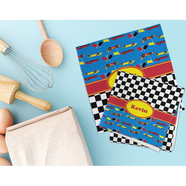 Racing Car Microfiber Dish Rag - LIFESTYLE