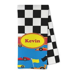 Racing Car Kitchen Towel - Microfiber (Personalized)