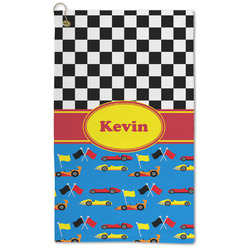 Racing Car Microfiber Golf Towel (Personalized)