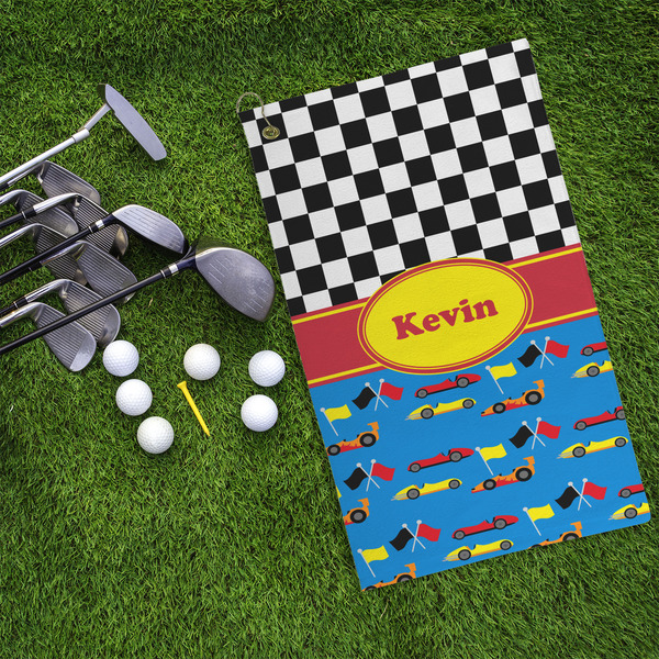 Racing Car Microfiber Golf Towels - LIFESTYLE