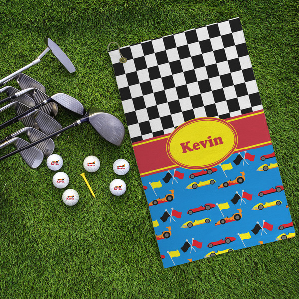 Racing Car Microfiber Golf Towels - LIFESTYLE