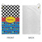 Racing Car Microfiber Golf Towels - Small - APPROVAL