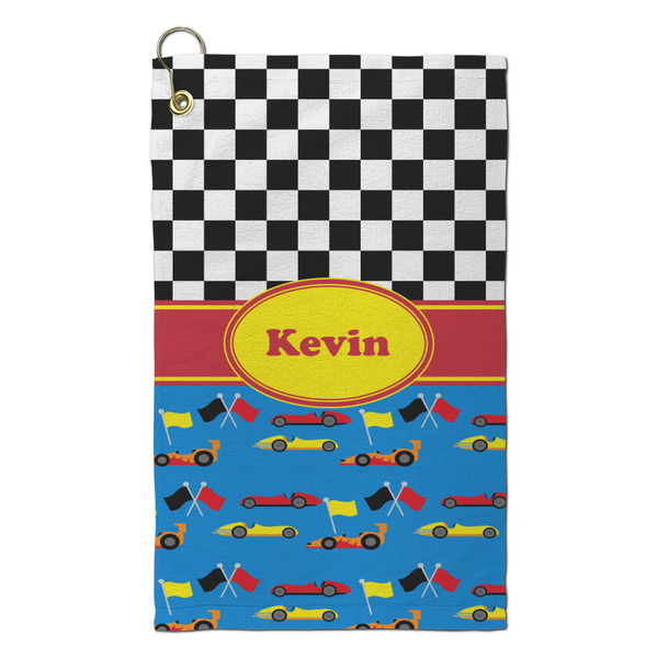 Custom Racing Car Microfiber Golf Towel - Small (Personalized)
