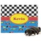 Racing Car Dog Blanket - Large (Personalized)
