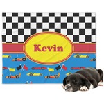 Racing Car Dog Blanket - Regular (Personalized)