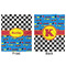 Racing Car Minky Blanket - 50"x60" - Double Sided - Front & Back