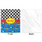 Racing Car Minky Blanket - 50"x60" - Single Sided - Front & Back