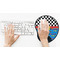 Racing Car Mouse Pad with Wrist Rest - LIFESYTLE 2 (in use)