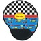 Racing Car Mouse Pad with Wrist Support - Main