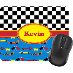Racing Car Rectangular Mouse Pad (Personalized)