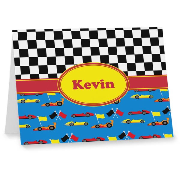 Custom Racing Car Note cards (Personalized)