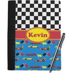 Racing Car Notebook Padfolio - Large w/ Name or Text