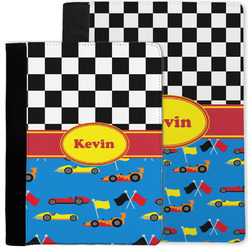 Racing Car Notebook Padfolio w/ Name or Text