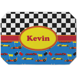 Racing Car Dining Table Mat - Octagon (Single-Sided) w/ Name or Text