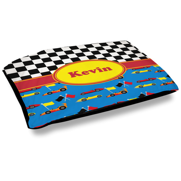 Custom Racing Car Dog Bed w/ Name or Text