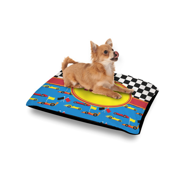 Racing Car Outdoor Dog Beds - Small - IN CONTEXT