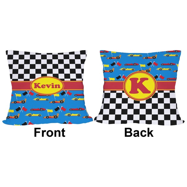 Racing Car Outdoor Pillow - 20x20