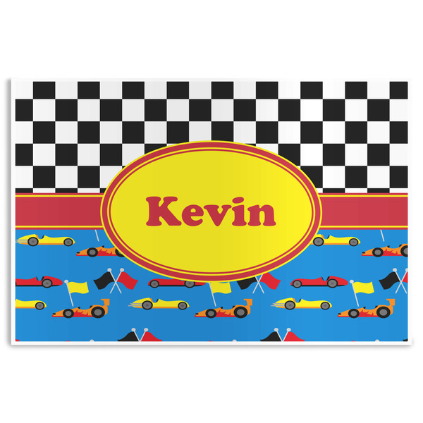Custom Racing Car Disposable Paper Placemats (Personalized)