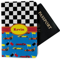 Racing Car Passport Holder - Fabric (Personalized)