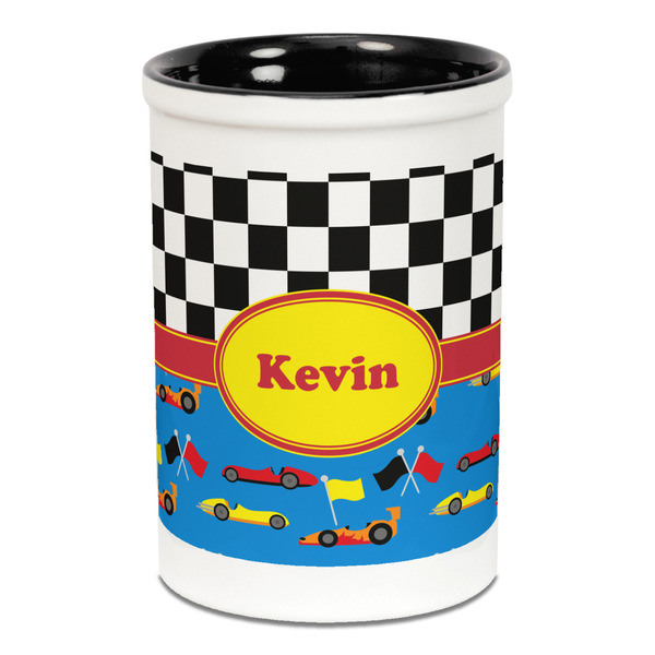 Racing Car Pencil Holder - Black