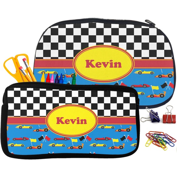 Racing Car Pencil / School Supplies Bags Small and Medium